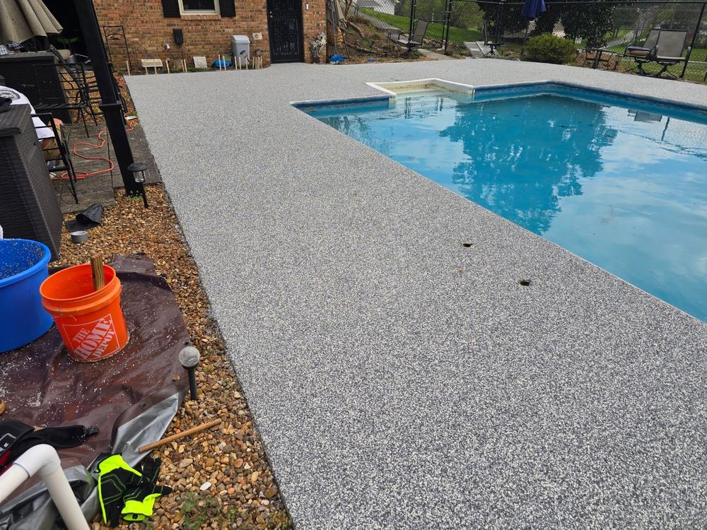 Rubaroc pool deck detail